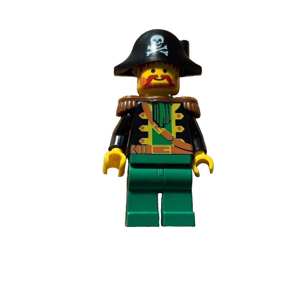 LEGO Vtg Pirate Captain Minifigure with Sword Genuine Parts